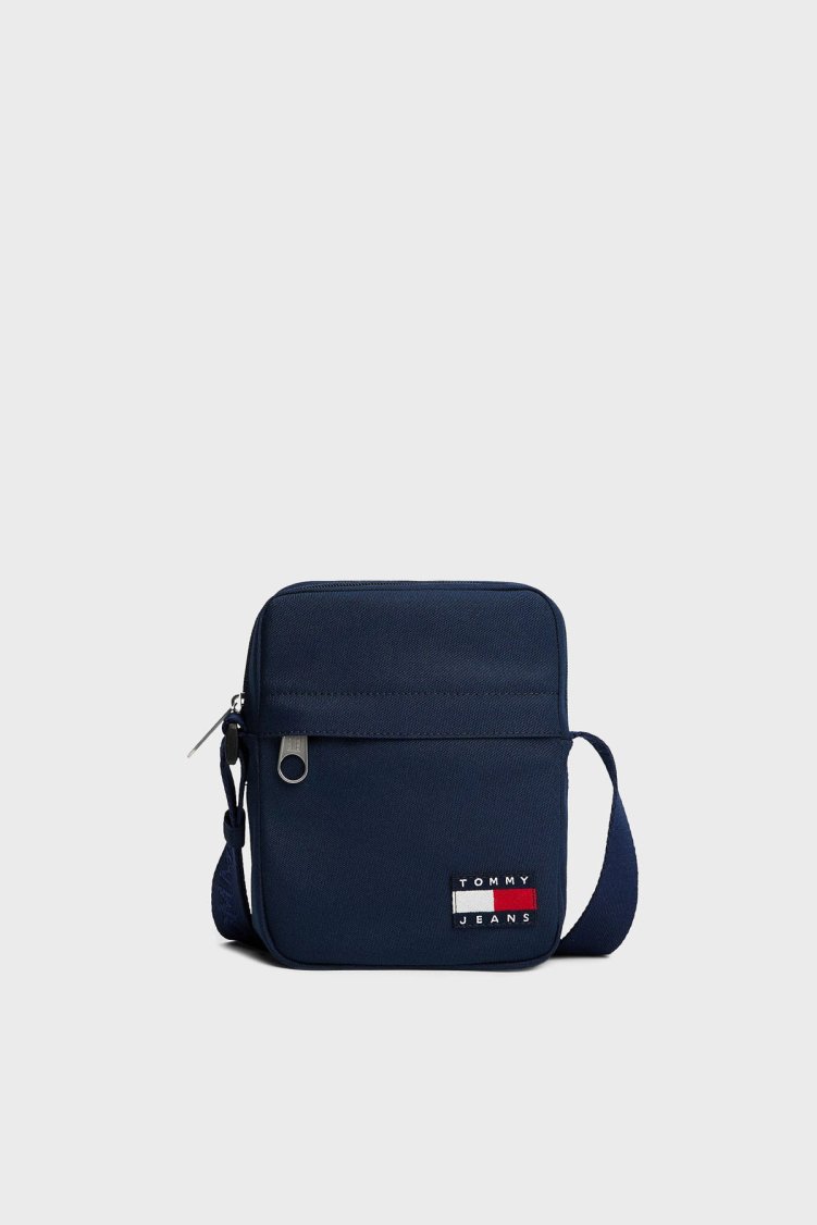 Tommy Jeans Logolu Ayarlanabilir Askılı Erkek Çanta AM0AM13710 C1G LACİVERT - Tommy Jeans