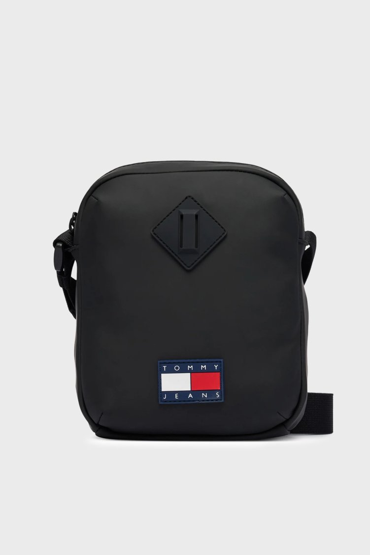 Tommy Jeans Logolu Ayarlanabilir Askılı Erkek Çanta AM0AM14214 BDS SİYAH - Tommy Jeans