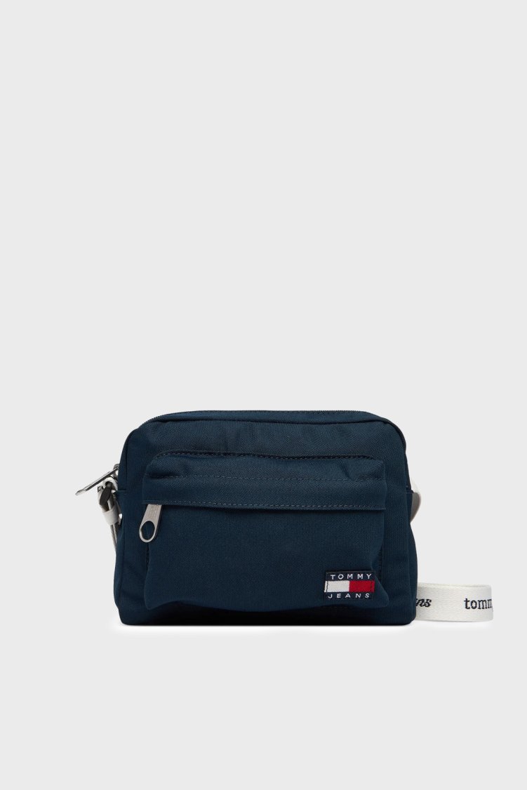 Tommy Jeans Logolu Ayarlanabilir Askılı Kadın Çanta AW0AW18462 C1G LACİVERT - Tommy Jeans