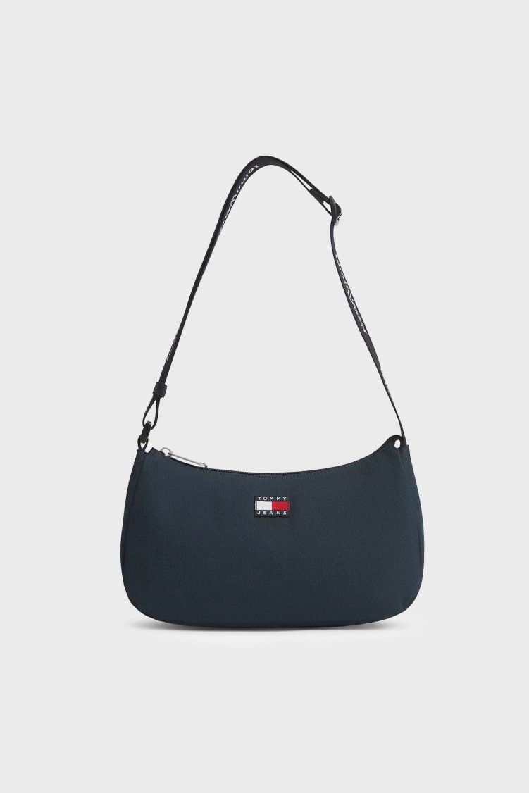 Tommy Jeans Logolu Ayarlanabilir Askılı Kadın Çanta AW0AW18768 C1G Lacivert - Tommy Jeans