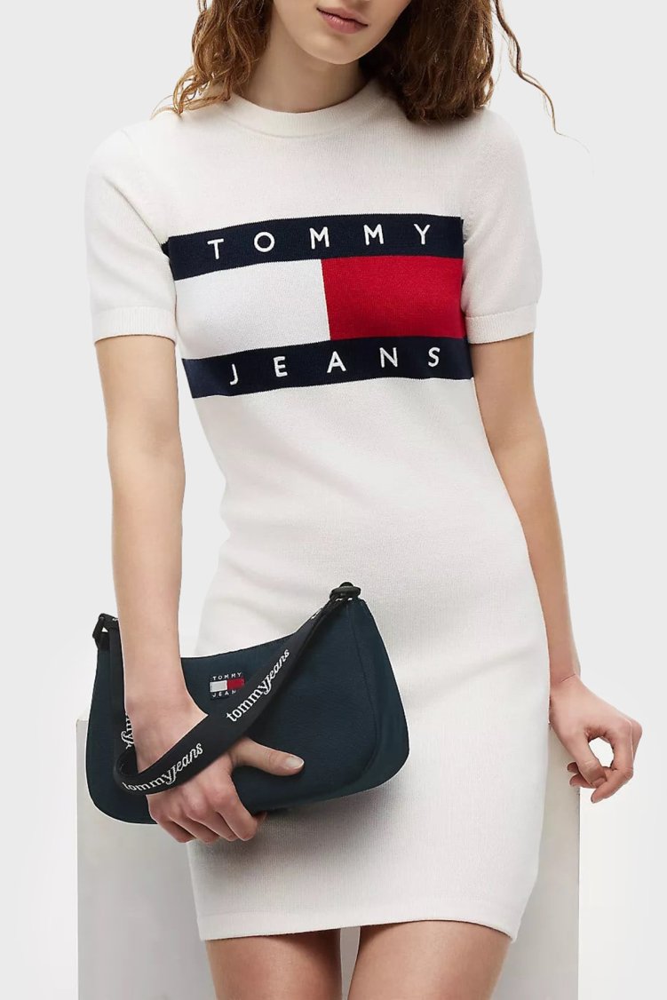 Tommy Jeans Logolu Ayarlanabilir Askılı Kadın Çanta AW0AW18768 C1G Lacivert - Tommy Jeans (1)