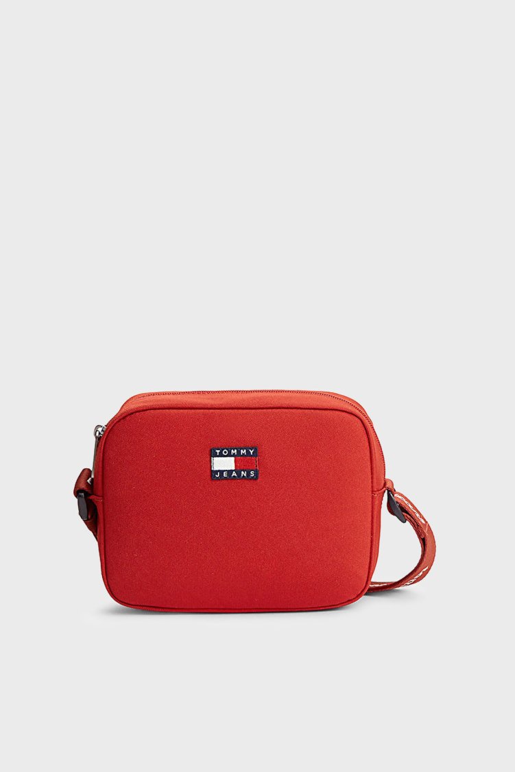 Tommy Jeans Logolu Ayarlanabilir Askılı Kadın Çanta AW0AW18769 XMP Kırmızı - Tommy Jeans