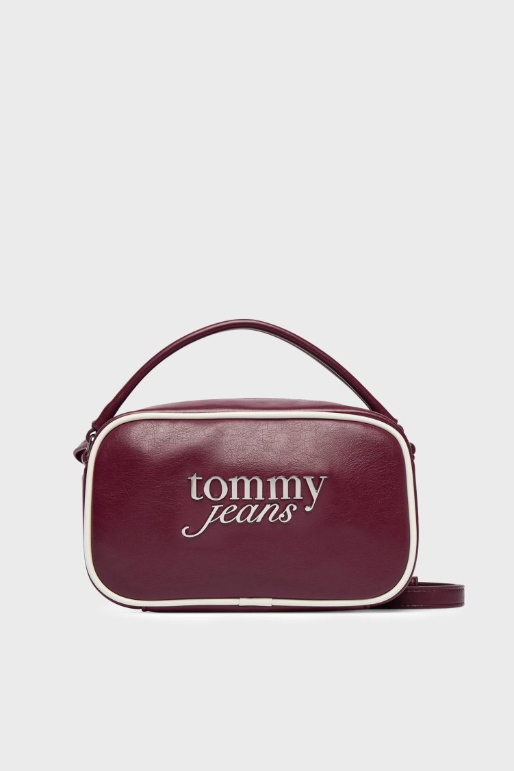 Tommy Jeans Logolu Ayarlanabilir Askılı Kadın Çanta AW0AW19053 H04 Kahve - Tommy Jeans
