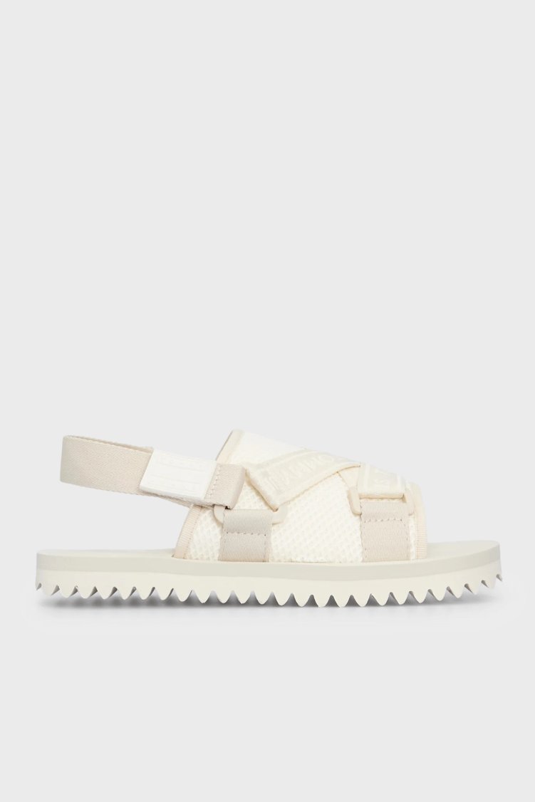 Tommy Jeans Logolu Kadın Sandalet EN0EN02462 ACG BEJ - Tommy Jeans