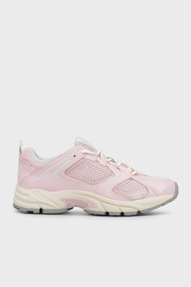 Tommy Jeans Logolu Deri Karışımlı Sneaker Kadın Ayakkabı EN0EN02810 TH2 PEMBE - Tommy Jeans