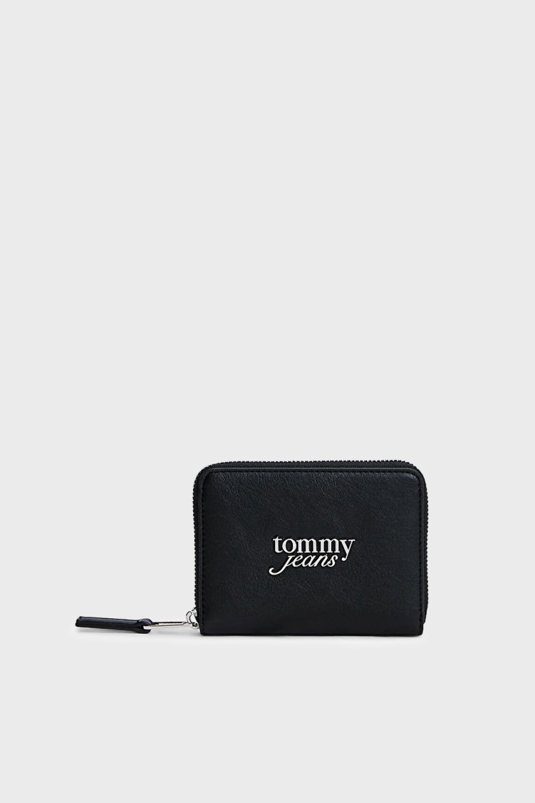 Tommy Jeans Logolu Femruarlı Kadın Cüzdan AW0AW18794 BDS Siyah - Tommy Hilfiger