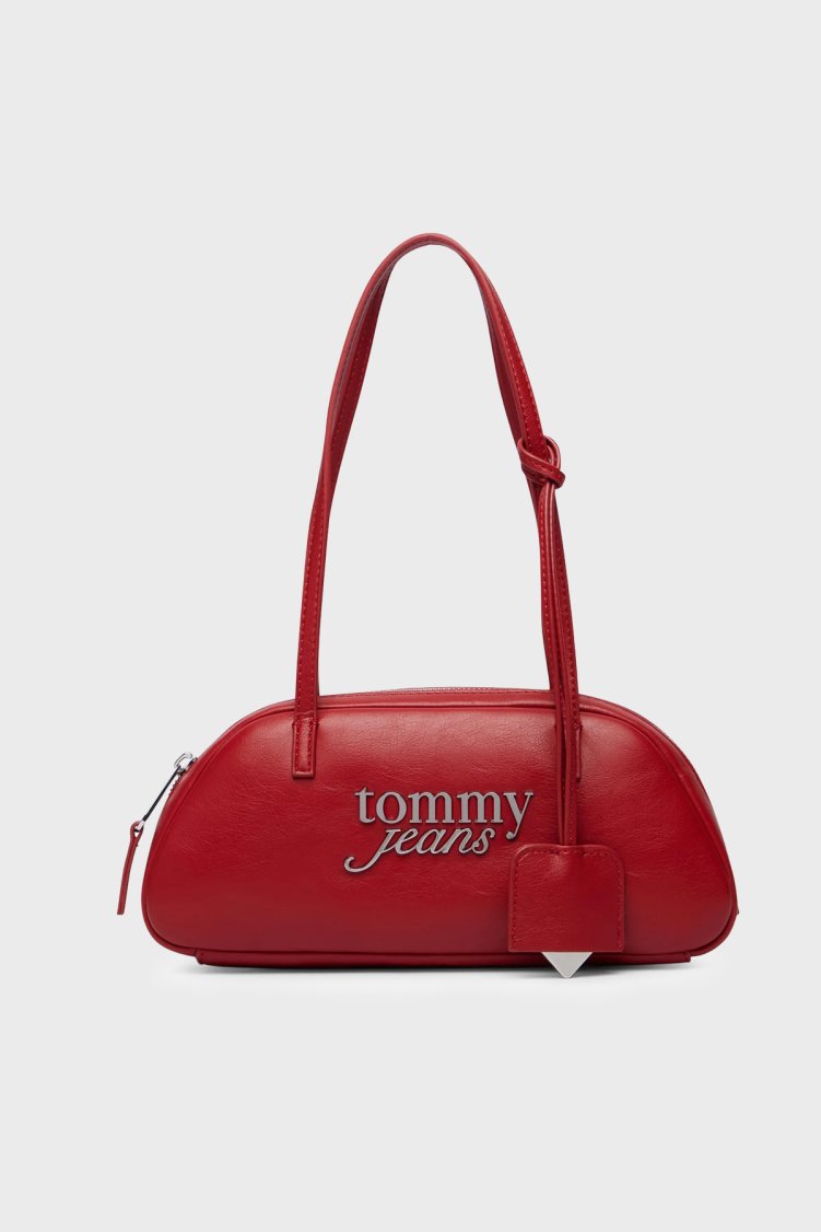 Tommy Jeans Logolu Omuz Askılı Kadın Çanta AW0AW18787 XMP Kırmızı - Tommy Jeans