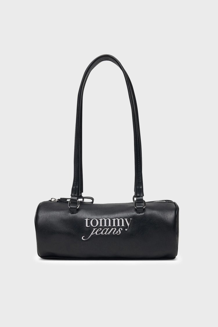 Tommy Jeans Logolu Omuz Askılı Kadın Çanta AW0AW19055 BDS Siyah - Tommy Jeans