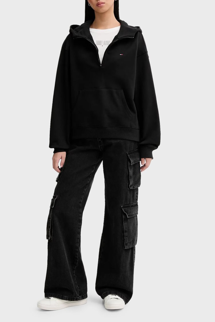 Tommy Jeans Logolu Pamuklu Bisiklet Yaka Kadın T Shirt DW0DW21841 YBL BEYAZ - Tommy Jeans (1)