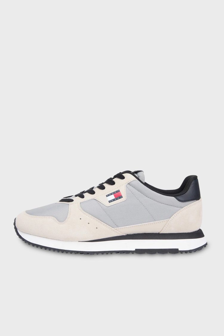 Tommy Jeans Logolu Sneaker Erkek Ayakkabı EM0EM01649 ABY BEJ - Tommy Jeans (1)