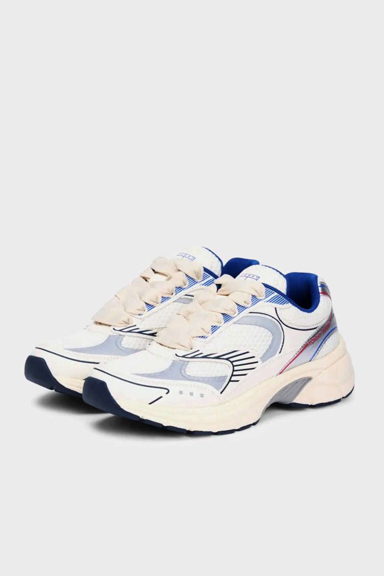 Tommy Jeans Logolu Sneaker Kadın Ayakkabı EN0EN02922 0GY LACİVERT - Tommy Jeans