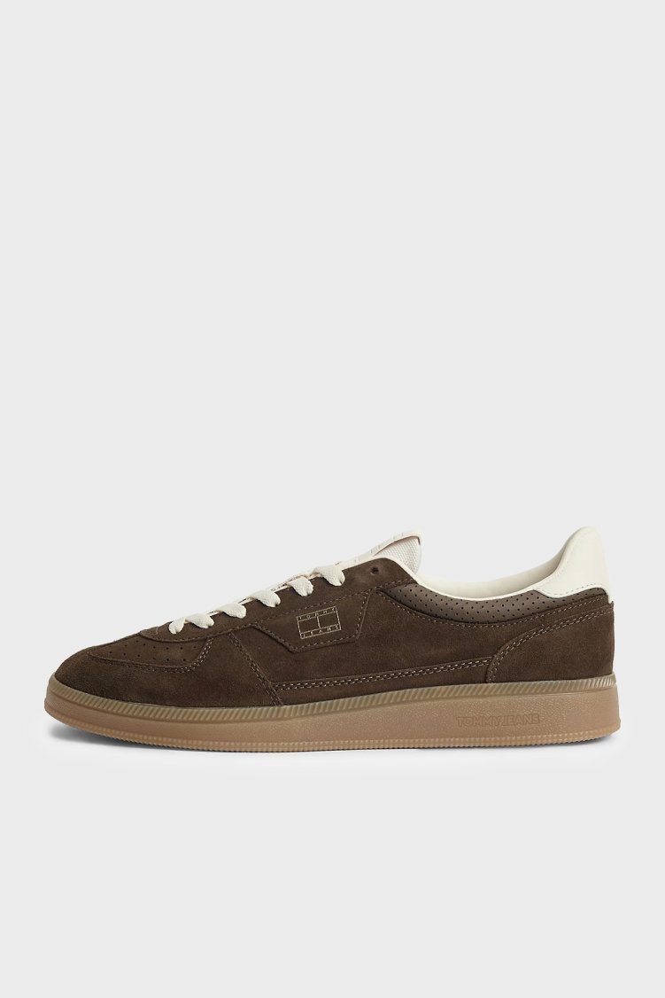Tommy Jeans Süet Sneaker Erkek Ayakkabı EM0EM01732 GV0 Kahve - Tommy Jeans (1)