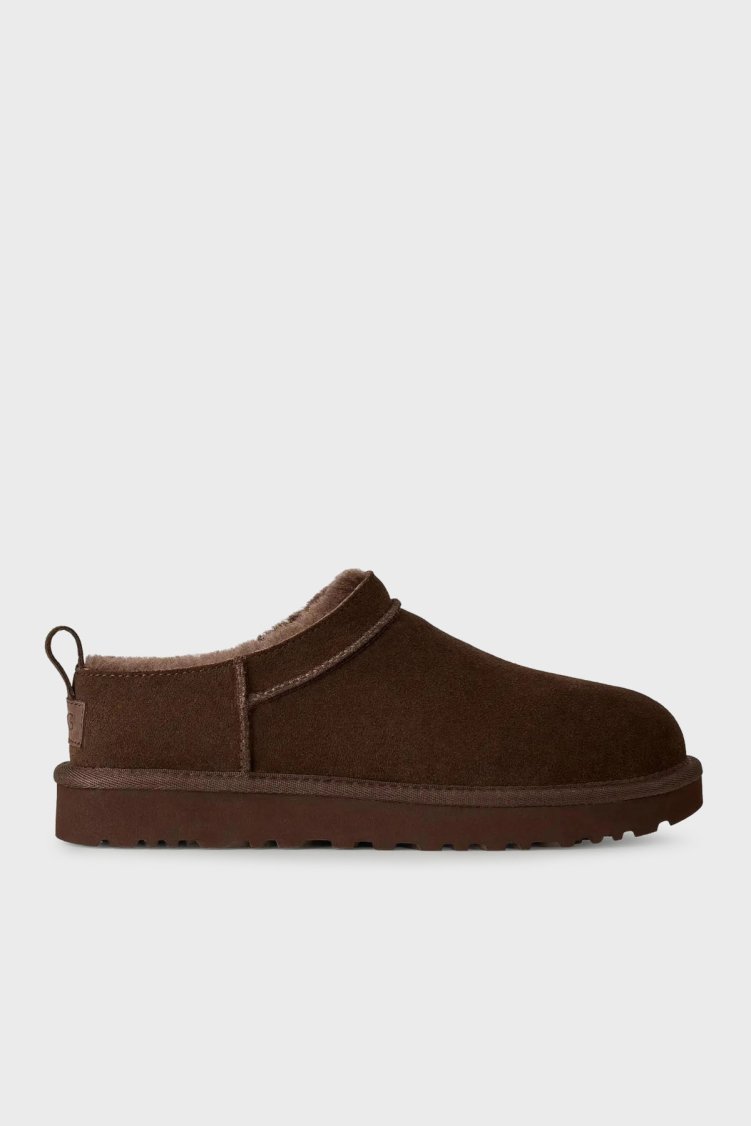 Ugg Logolu Hakiki Deri Suya Dayanıklı Kısa Bilekli Süet Bayan Bot 1173891 KAHVE - Ugg