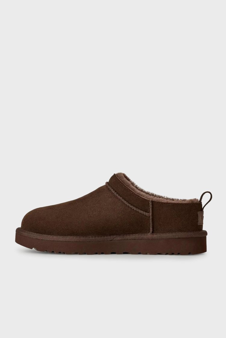 Ugg Logolu Hakiki Deri Suya Dayanıklı Kısa Bilekli Süet Bayan Bot 1173891 KAHVE - Ugg (1)