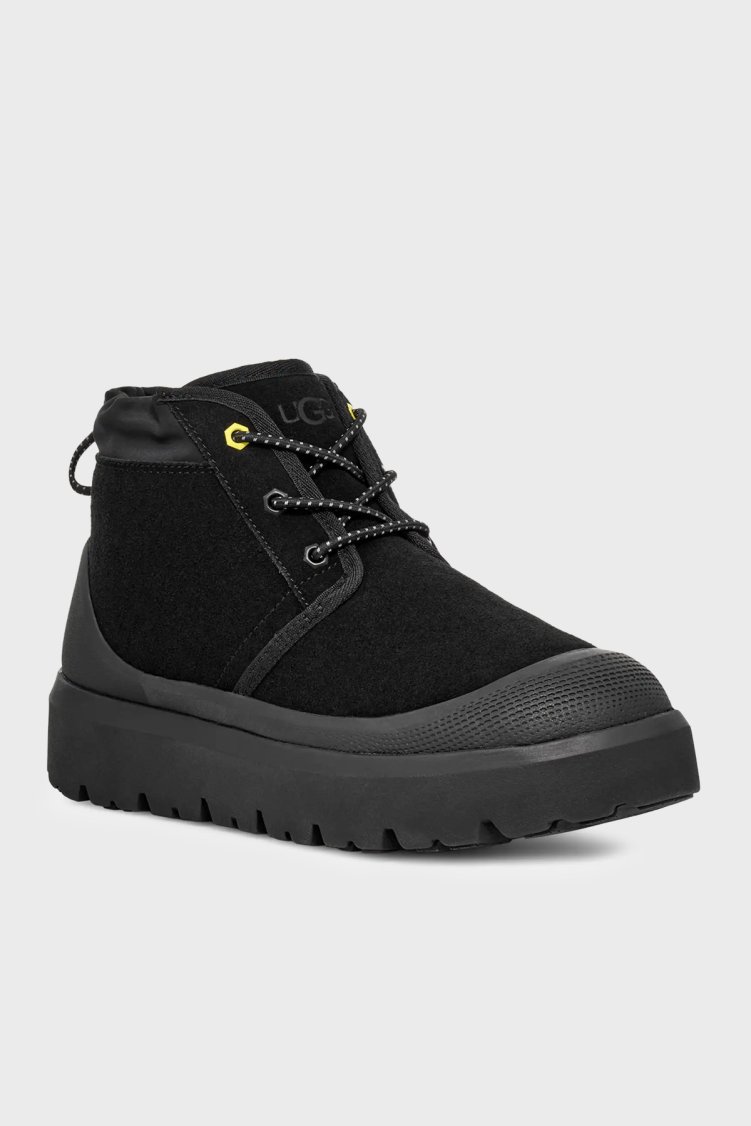 Ugg M Neumel Weather Hybrid Kalın Taban Süet Erkek Bot 1143991 Siyah - UGG (1)