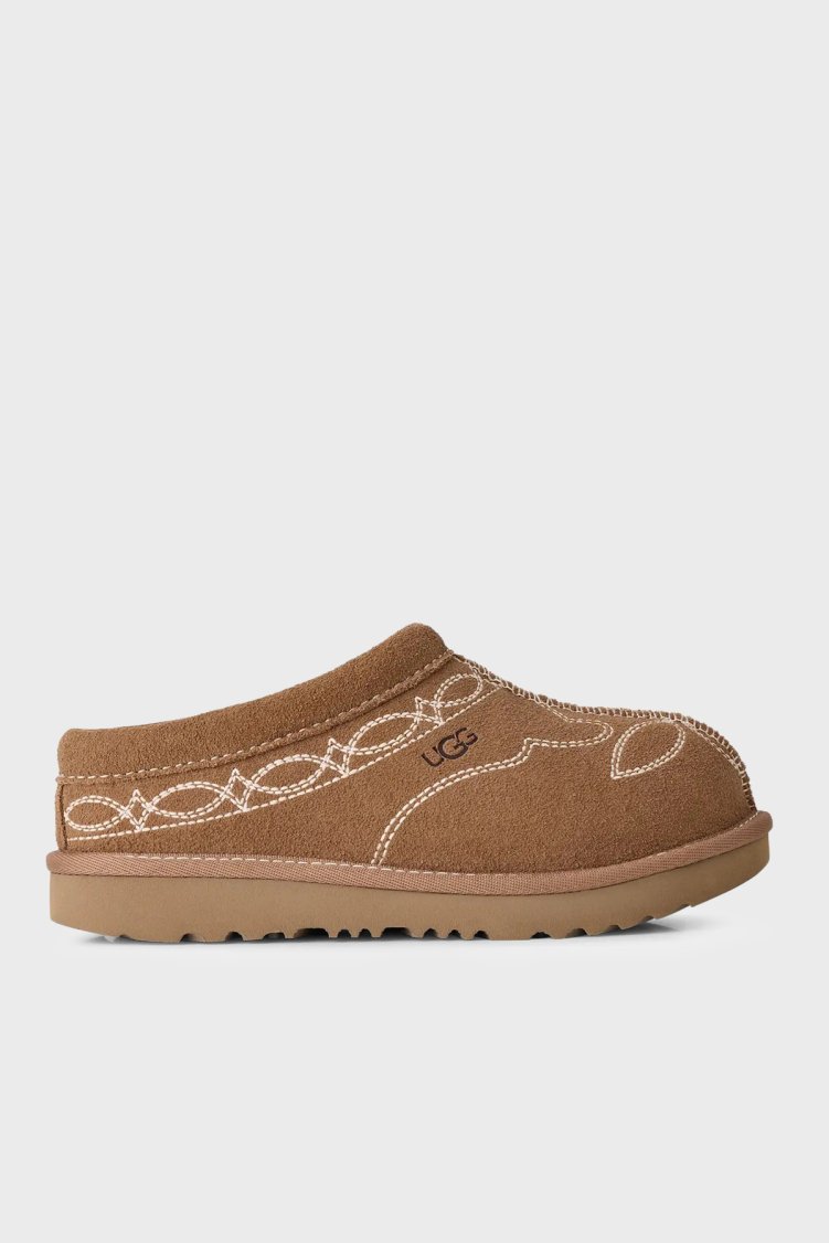 Ugg Nakış Detaylı Süet Kadın Terlik 1184433K Taba - UGG