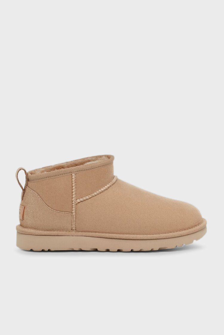 UGG W Classic Hakiki Deri Ultra Mini Kadın Bot 1116109 KUM - UGG