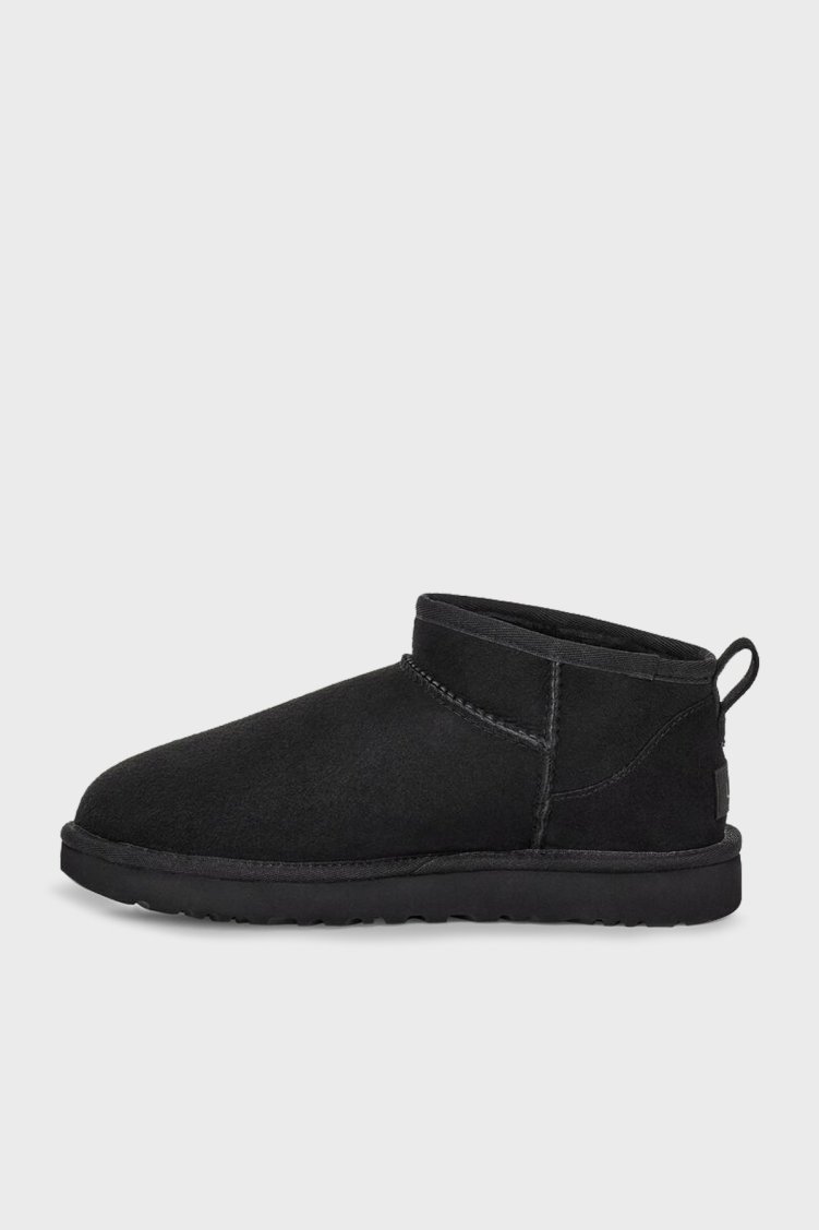 UGG W Classic Hakiki Deri Ultra Mini Bayan Bot 1116109 SİYAH - UGG (1)