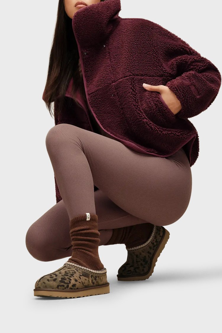 Ugg W Tasman Spotted Benekli Süet Kadın Terlik 1180365 Leopar - UGG (1)