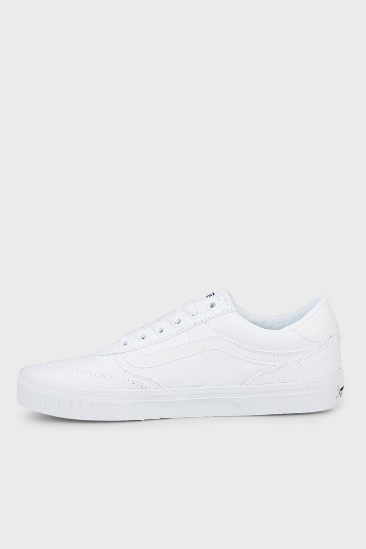 Vans Brooklyn LS Logolu Kanvas Sneaker Unisex Ayakkabı VN000EBDWWW1 BEYAZ - Vans (1)