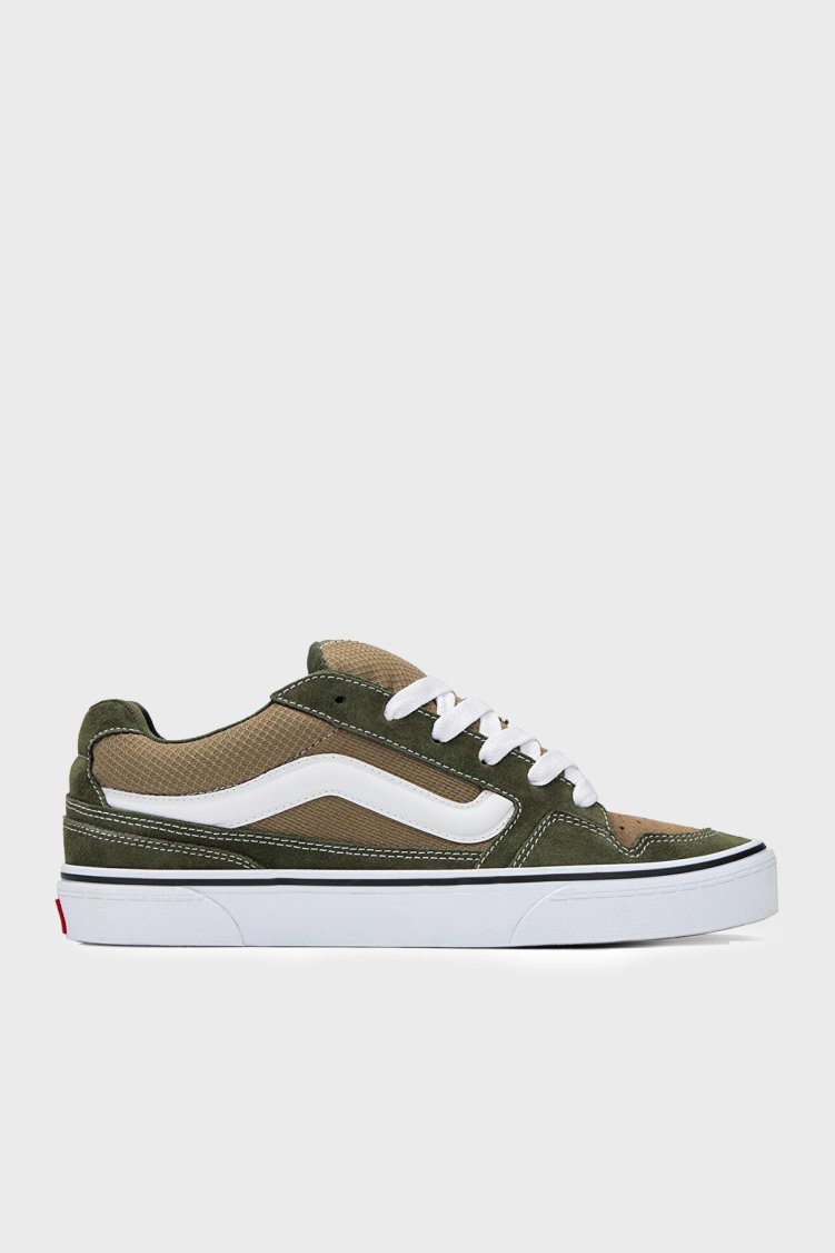 Vans Caldrone Logolu Deri Sneaker Erkek Ayakkabı VN000CXZ50K1 YEŞİL - Vans