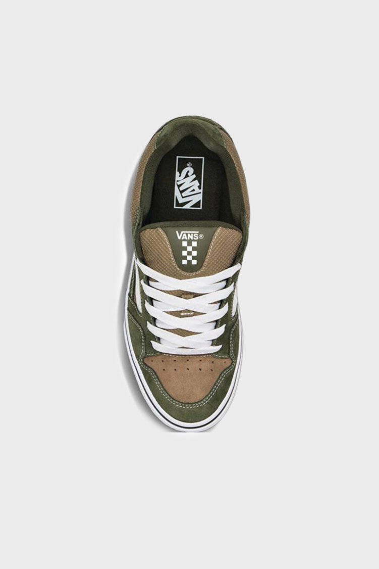 Vans Caldrone Logolu Deri Sneaker Erkek Ayakkabı VN000CXZ50K1 YEŞİL - Vans (1)