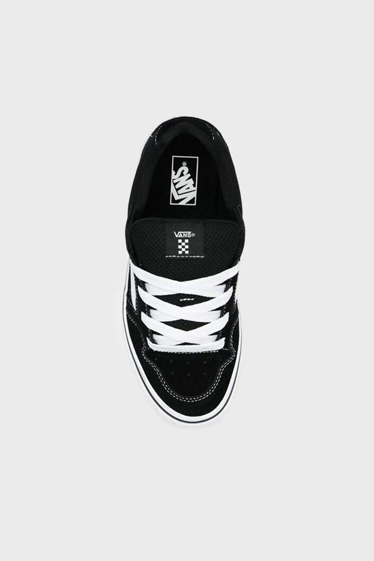 Vans Caldrone Logolu Deri Sneaker Unisex Ayakkabı VN000DBYBA21 SİYAH-BEYAZ - Vans (1)