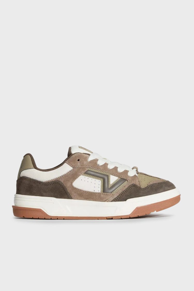 Vans Upland Logolu Süet Detaylı Sneaker Unisex Ayakkabı VN000D6FBF01 KAHVE - Vans