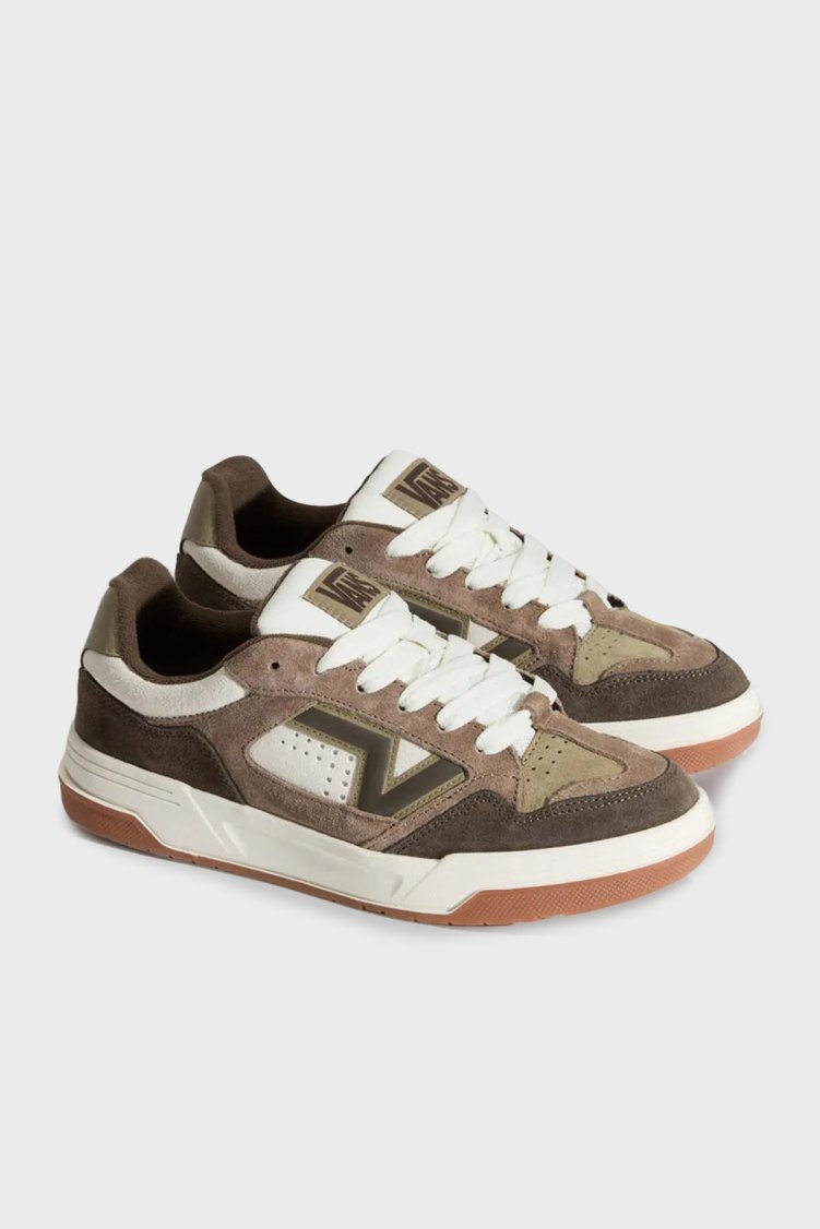 Vans Upland Logolu Süet Detaylı Sneaker Unisex Ayakkabı VN000D6FBF01 KAHVE - Vans (1)