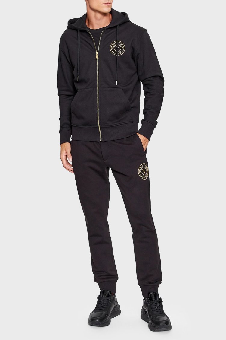Versace Jeans Couture Pamuklu Regular Fit Erkek Sweat 75GAIT06 CF06T G89 SİYAH - Versace Jeans Couture (1)