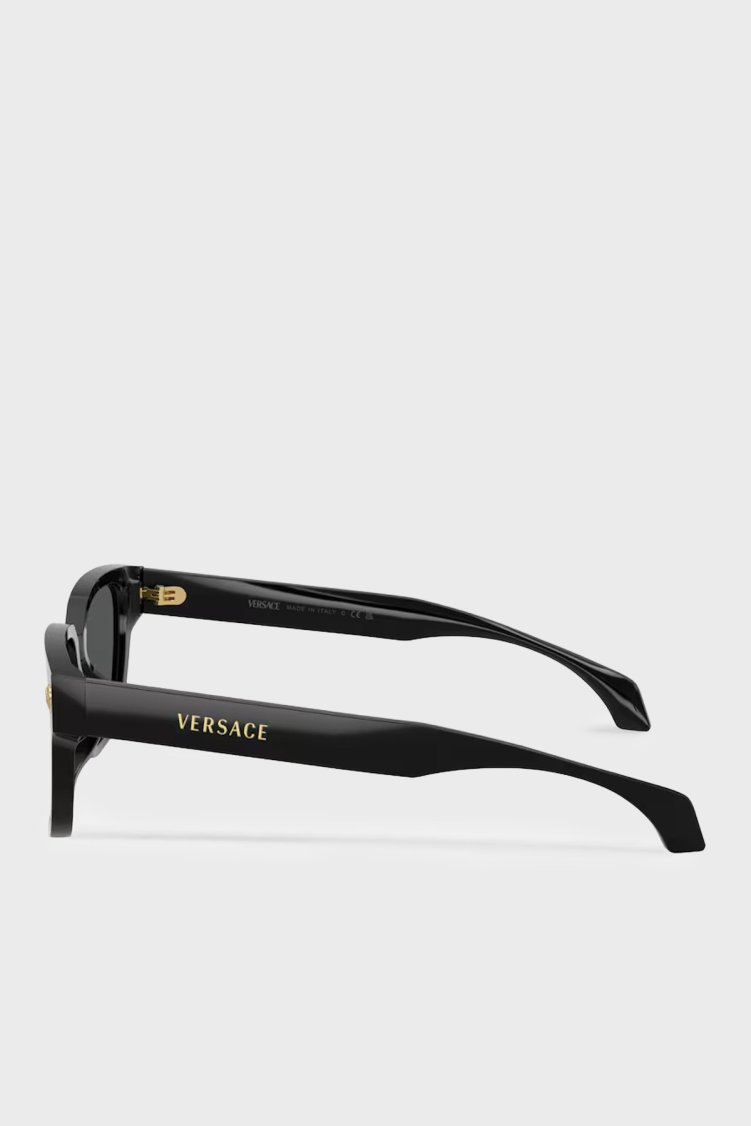 Versace Logolu Güneş Erkek Gözlük 0VE4510U GB187 52 Siyah - Versace (1)