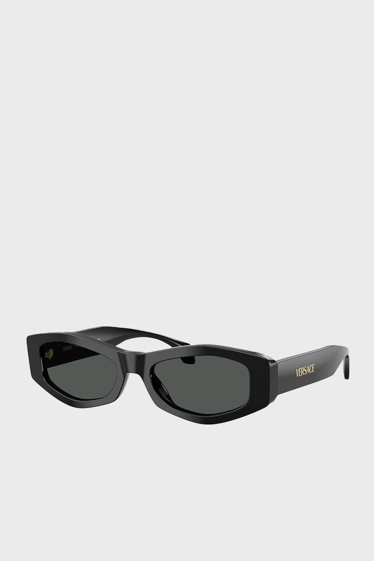 Versace Logolu Güneş Kadın Gözlük 0VE4487 GB187 54 Siyah - Versace