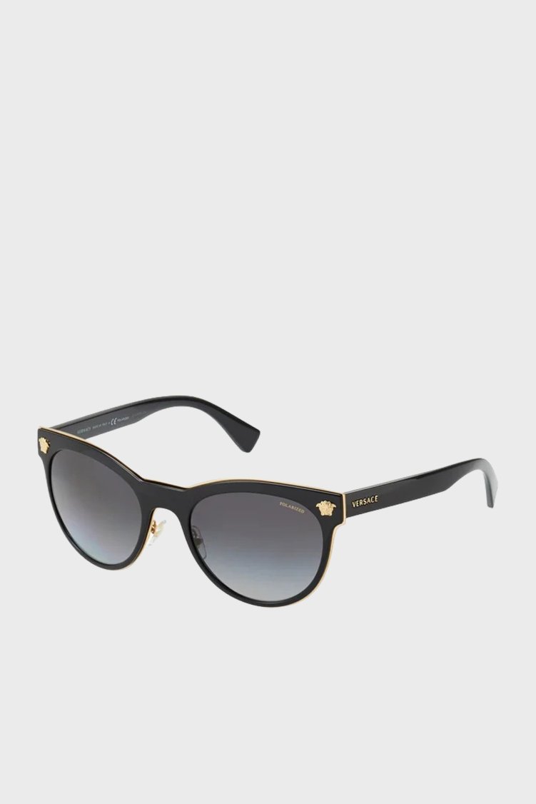 Versace Oval Güneş Kadın Gözlük 0VE2198 1002T3 54 Siyah - Versace
