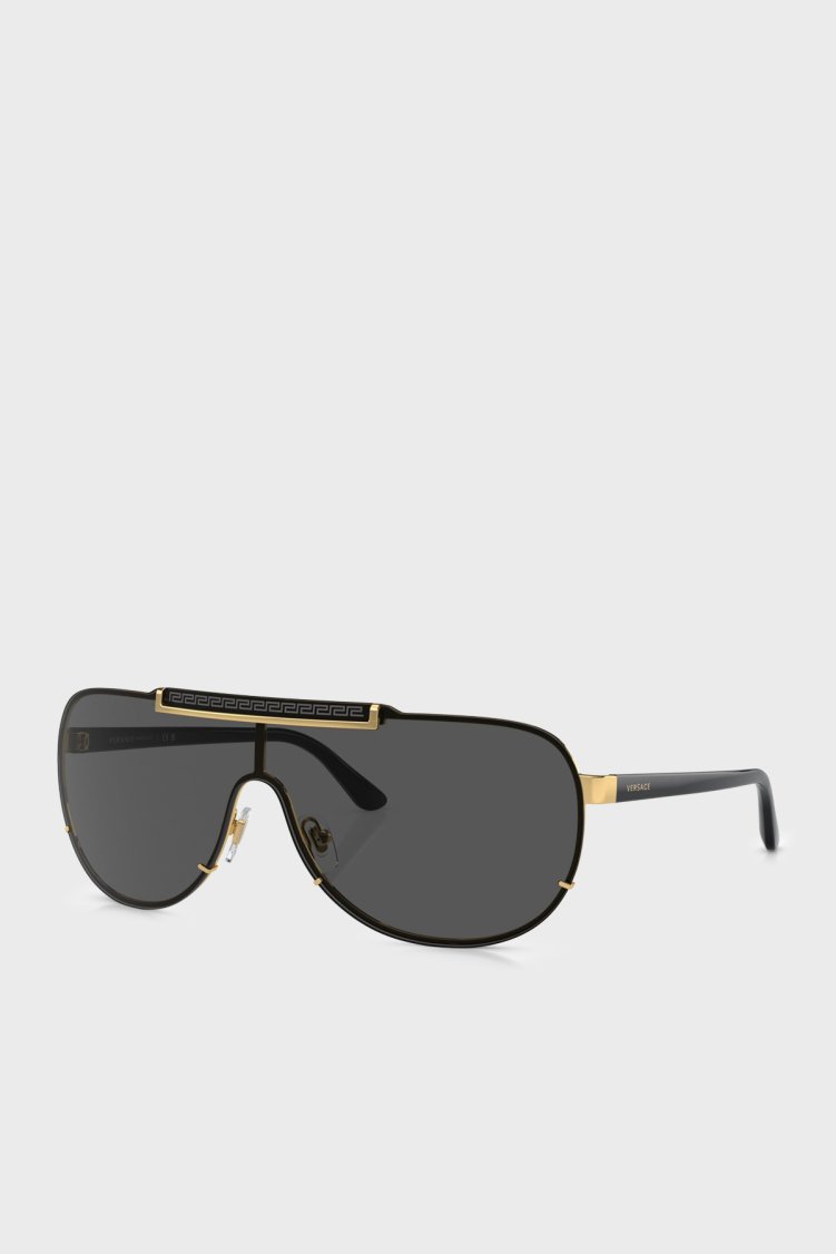 Versace Pilot Güneş Erkek Gözlük 0VE2140 100287 40 Altın - Versace